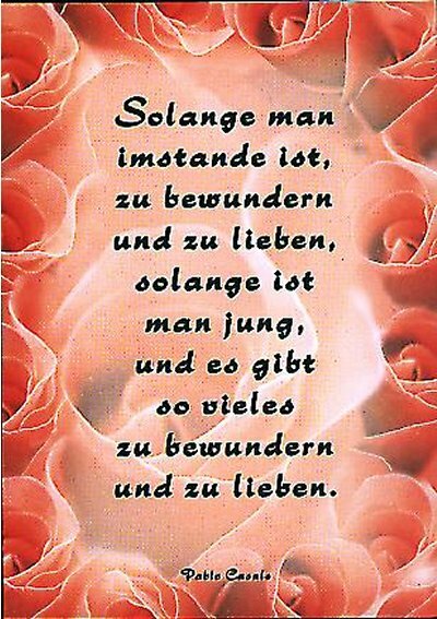 Solange Man Imstand Ist