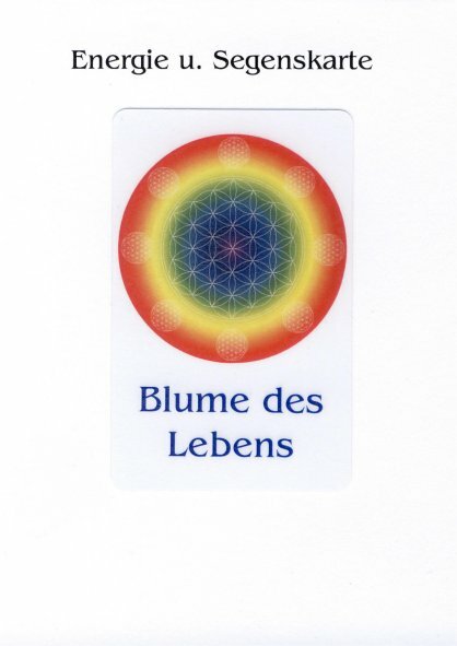 Blume des Lebens - Karte