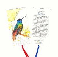 Lesezeichen Krafttier Kolibri "Fritz"