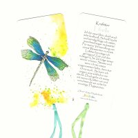 Lesezeichen Krafttier Libelle "Olivier"