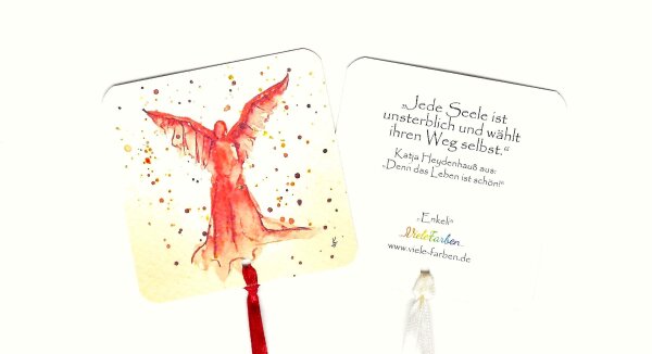 Lesezeichen Engel "Enkeli"