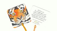 Lesezeichen Krafttier Tiger "Juan"