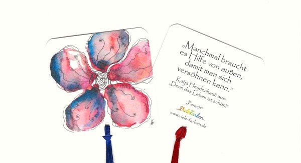 Lesezeichen Blüte "Perach"