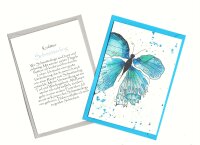 Grußkarte Krafttier Schmetterling...